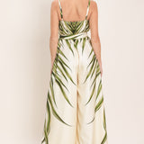 RESORT CANVAS WOVEN JUMPSUIT