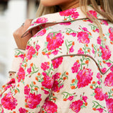 Wild Rose Button Up