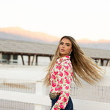 Wild Rose Button Up