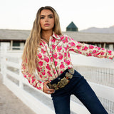 Wild Rose Button Up