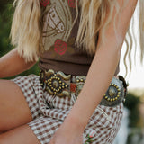 Gingham Rodeo Shorts