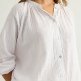 Kaya Buttoned Blouse - White
