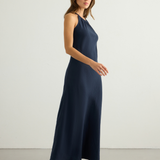 Nora Halter Maxi Dress - Navy