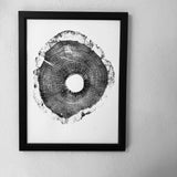 North Carolina Tree Art - Oak - 18x24 print