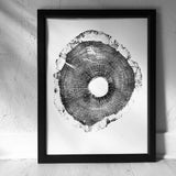 North Carolina Tree Art - Oak - 18x24 print