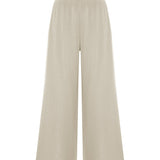 Aura Palazzo Pants - Oatmeal
