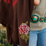 Nana's Rose Garden Sweater