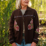 Nana's Rose Garden Sweater