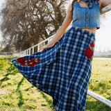 Sweet Blue Rodeo Skirt