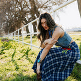 Sweet Blue Rodeo Skirt