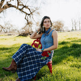 Sweet Blue Rodeo Skirt