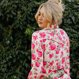 Wild Rose Button Up