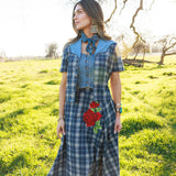 Sweet Blue Rodeo Skirt