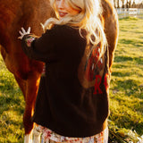 Nana's Rose Garden Sweater