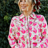 Wild Rose Button Up