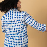 Good Boyfriend Shirt - Shibori Diamonds