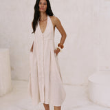 Sahara Sun Maxi Dress - Natural
