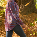 Good Boyfriend Shirt - Emory Floral Sky