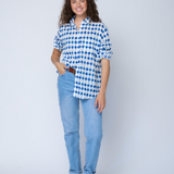 Good Boyfriend Shirt - Shibori Diamonds