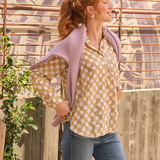 Good Boyfriend Shirt - Checkerboard Baked Clay