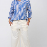 Good Boyfriend Shirt - Tuscan Stripe Blue