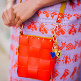 The Mini Tula Tangerine Crossbody Bag