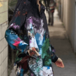 Abstract Aura Cupro DressSpa EssentialsDRESS