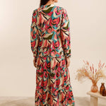 Abstract floral printed cotton dressCHOKLATE PARISDRESS