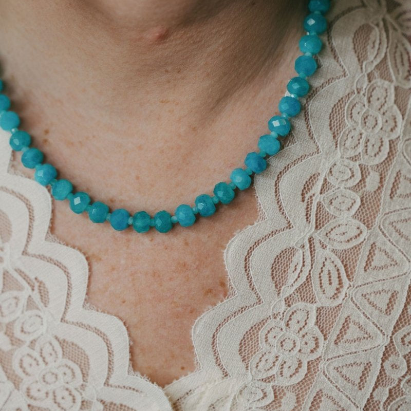 Amazonite Large RondellesBeth ZinkNECKLACES