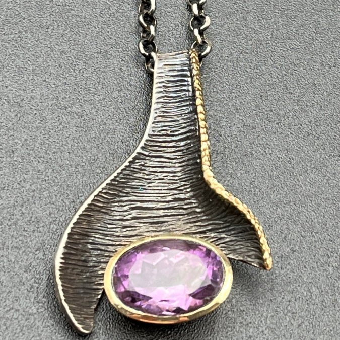 Amethyst NecklaceBORANECKLACES