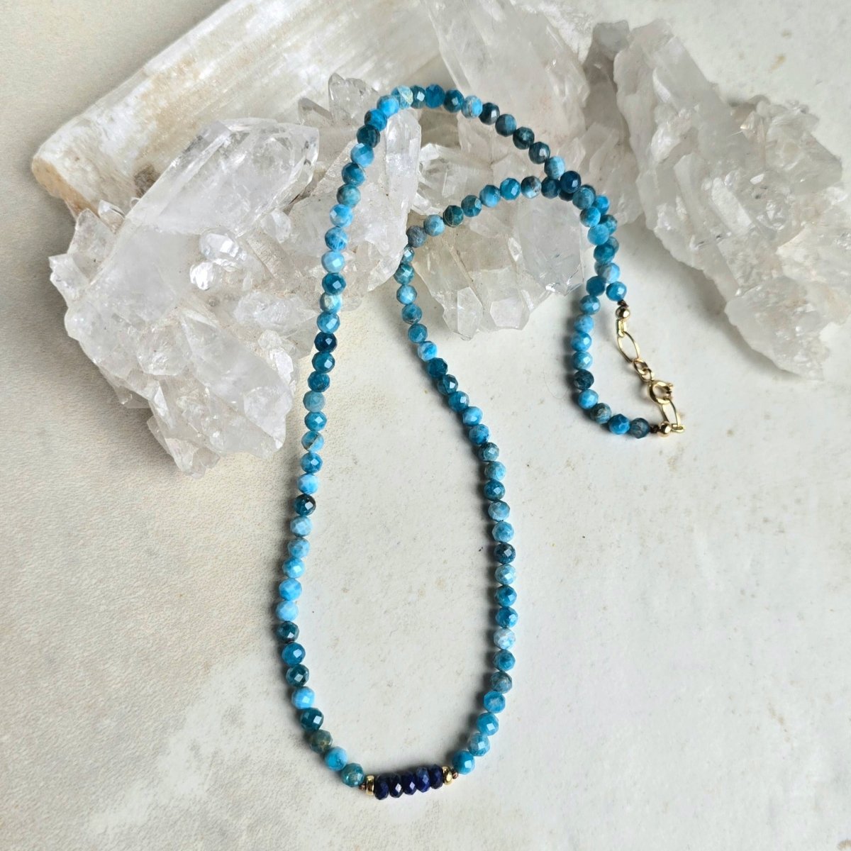 Apatite & Lapis 1856James & JezebelleNECKLACES