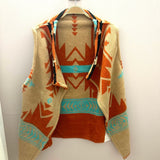 Aponi Vest - Woven Fleece Vest: PowderhornAdoreOUTERWEAR