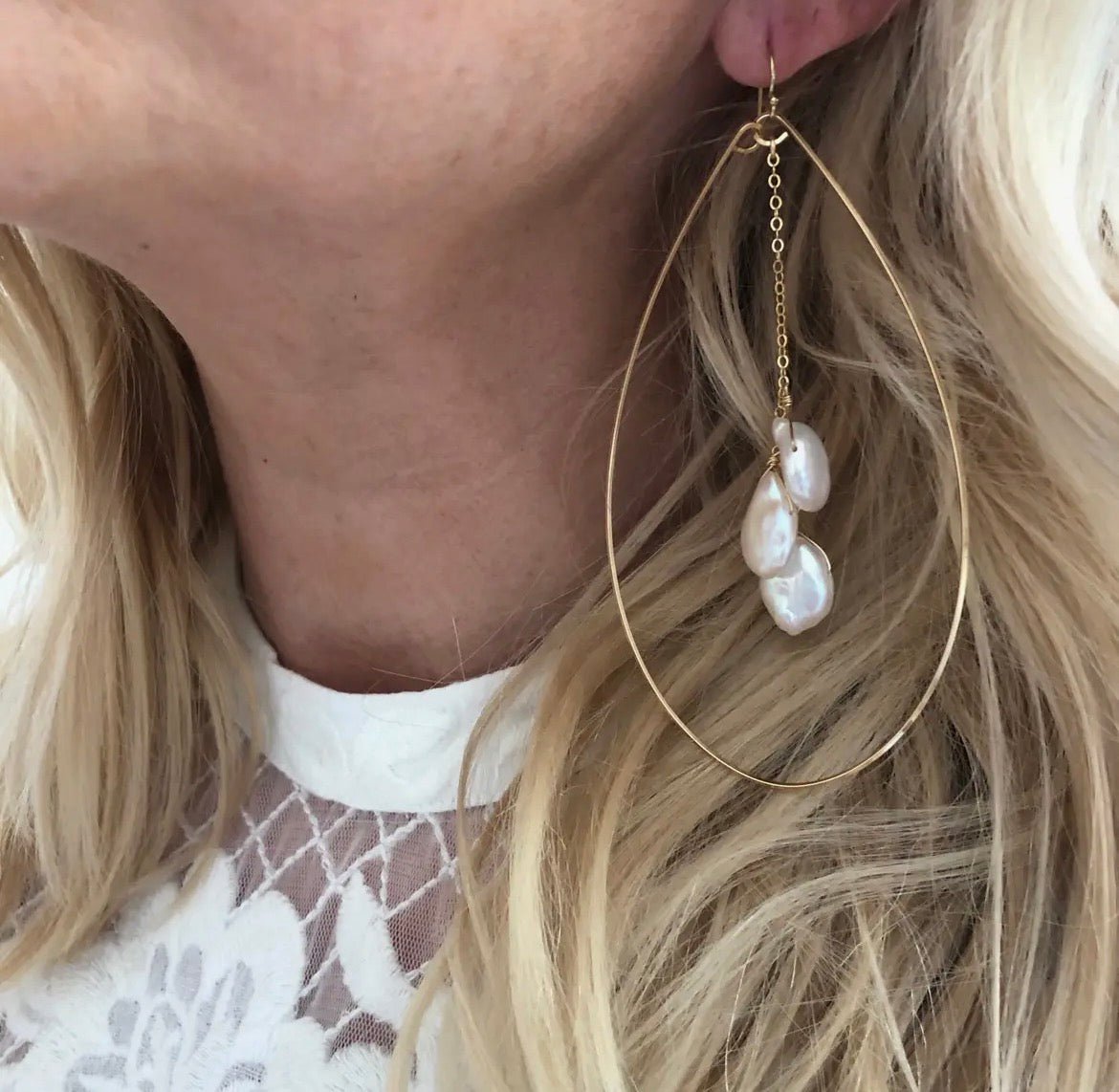 Arielle Pearl EarringsJessica Matrasko JewelryEARRINGS