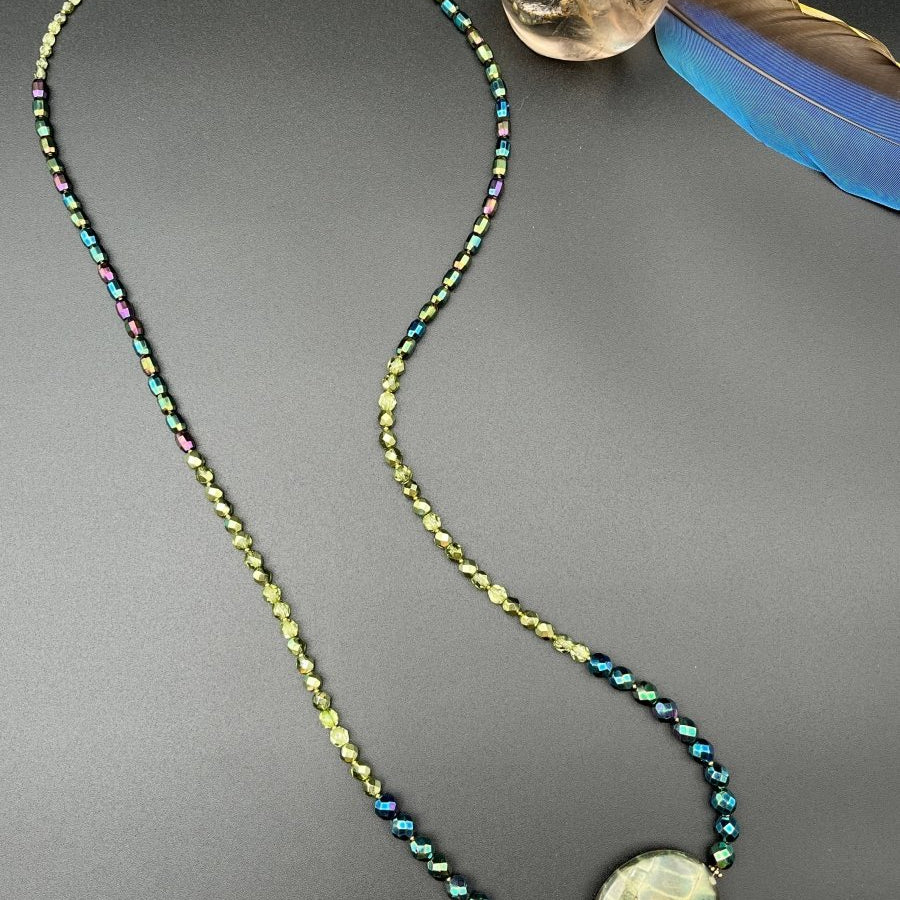 Artistic Center Bead NecklaceDebra PyeattNECKLACES