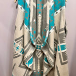 Awendea Wrap - Woven Fleece: Gray TurquoiseAdoreOUTERWEAR