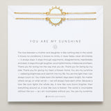 You Are My Sunshine Gold Bracelet Set