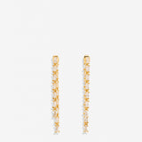 By My Side Baguette Chandelier Earrings