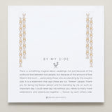 By My Side Baguette Chandelier Earrings