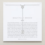 Beautifully Broken Emerald Cut Lariat Necklace