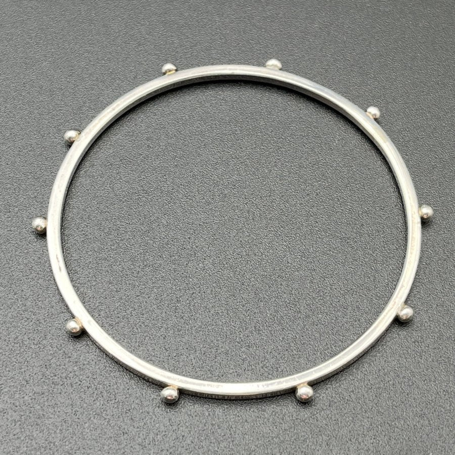 Bangle of Bright Silver - 2.5” diameterBORABRACELET