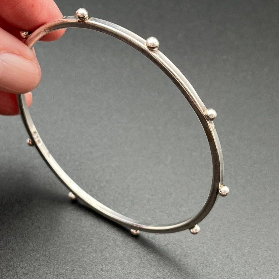 Bangle of Bright Silver - 2.5” diameterBORABRACELET