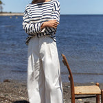 Bateau Top - Navy Stripe - One SizeEmerson FryTOPS