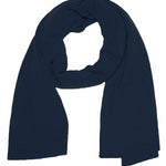 Bedford Recycled Cashmere Wrap Scarf - NavyAnd For GoodScarves
