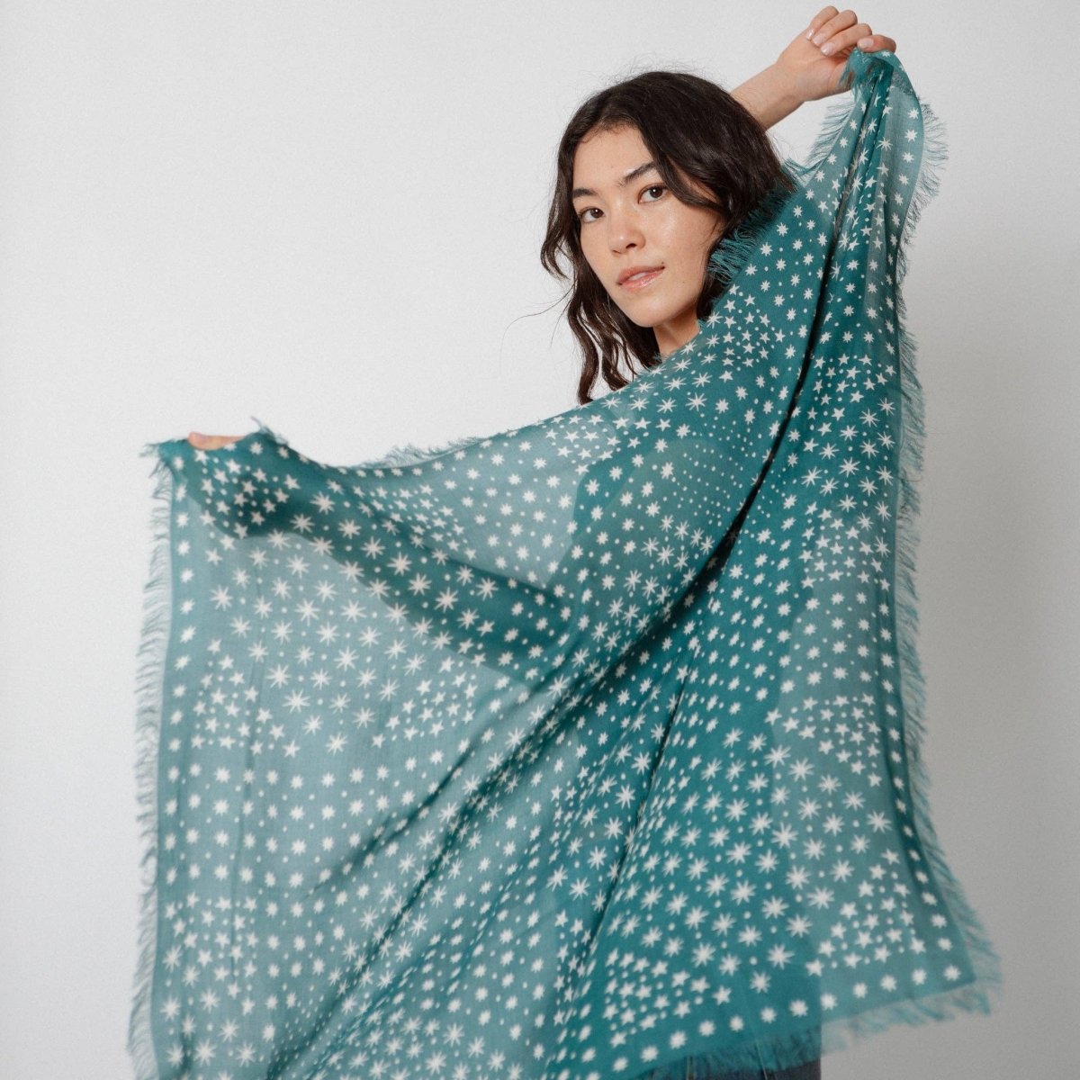 Big Honcho Bandana - Starry in TealLast Chance TextilesSCARVES