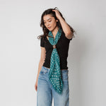 Big Honcho Bandana - Starry in TealLast Chance TextilesSCARVES