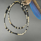 Black Onyx + Dalmatian Jasper NecklaceDebra PyeattNECKLACES