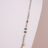 Blue Beaded Long NecklaceMelody Vintage JewelryNecklace