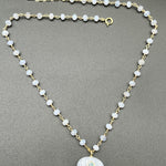 Blue Lace Agate with Embedded Blue TopazBeth ZinkNECKLACES