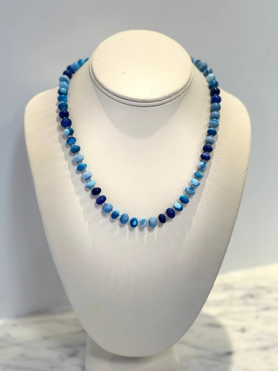 Blue Mixed Opals on Short NecklaceBeth ZinkNECKLACES