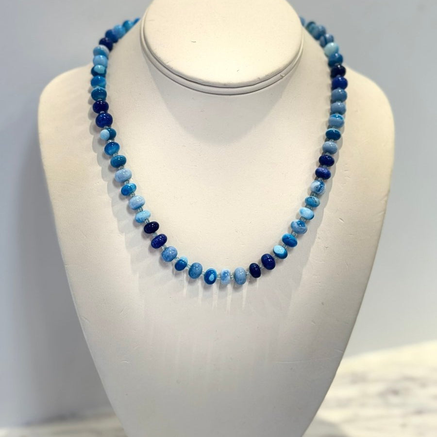 Blue Mixed Opals on Short NecklaceBeth ZinkNECKLACES